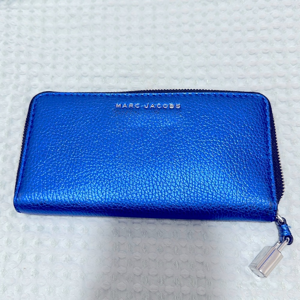 Marc Jacobs metallic royal blue